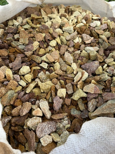 Златолит персиковый декоративная каменная крошка купить в Новокузнецке