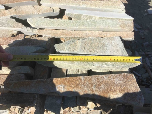 Горбушка златолит золотистый для облицовки купить в Новокузнецке