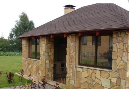 Плитняк златолит жёлтый золотистый для фасада 1,5-3см купить в Новокузнецке