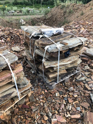 Плитняк кора дерева 50-100мм для пошаговых дорожек купить в Новокузнецке